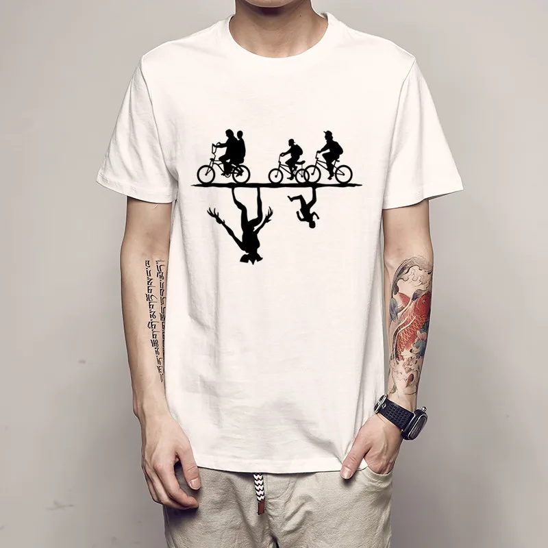

Strange Things bicicletas Black3d t shirt 2018 anime t-shirt men O-neck mens tee shirts high qualty men shirt summer men tshirt