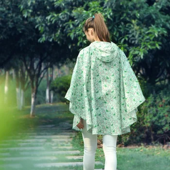 

Single Tour Print Raincoat, Thick Cloak, Adult Coat, Ladies' Raincoat.