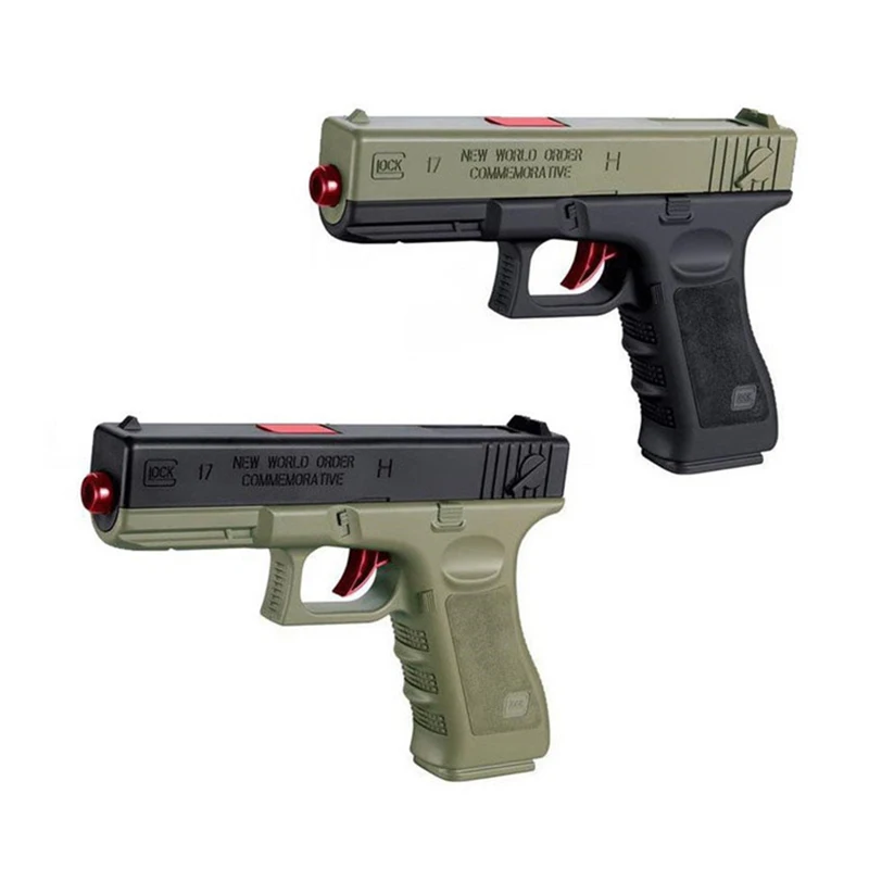 2 шт. пластиковый гелевый пистолет шарик Glock 17 1911 водяные пули игрушки для