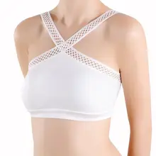 Топ на бретелях со шнуровкой, сексуальный укороченный жилет, тонкий однотонный топ с открытой спиной и открытой спиной, Женская труба для фитнеса