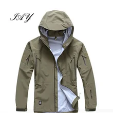 Männer Casual Military Style Wasserdicht und Winddicht & Hardshell hombre mantel Tactical Camo Armee Grün Equitment Mantel