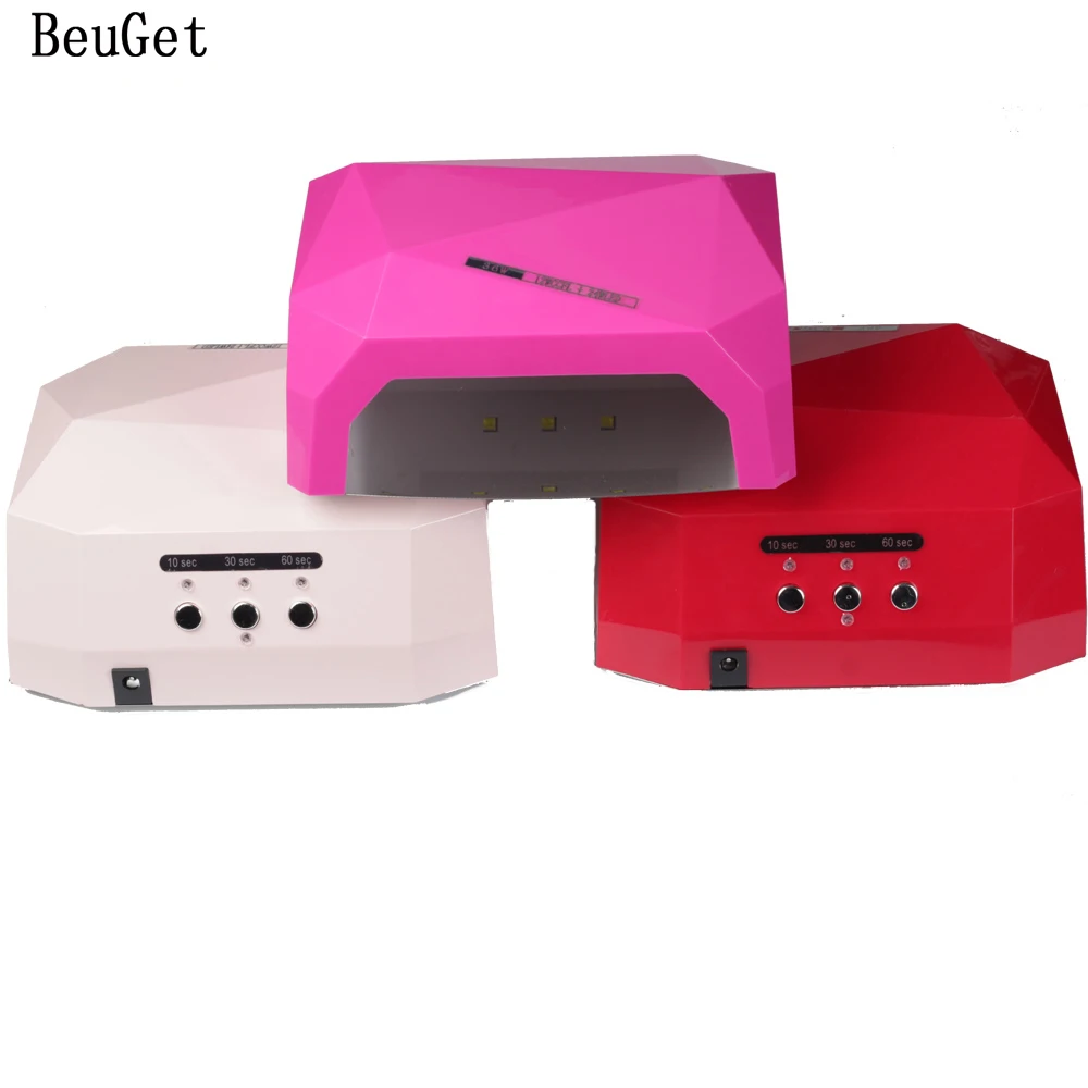 

BeuGet Nail Tools 36W LED Diamond Lamp Dryer Lamp Led Lamp Polish Gel Nail Art UV Gel Dryer Nail Lamp For Nail Polish