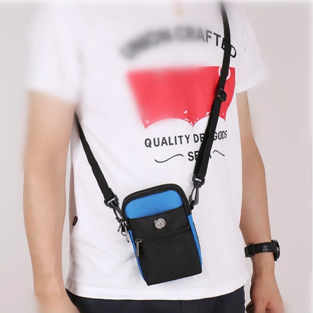 Mini Cell Phone Wallet Purse Lightweight Crossbody Bag with Detachable Strap