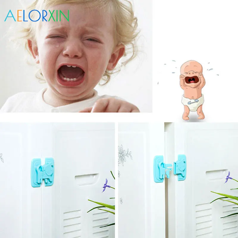 2018 1 قطع لطيف الحيوان الأبواب أدراج خزانة أقفال سلامة طفل رضيع الأطفال حماية السلامة قفل البلاستيك الاطفال الآمن أقفال