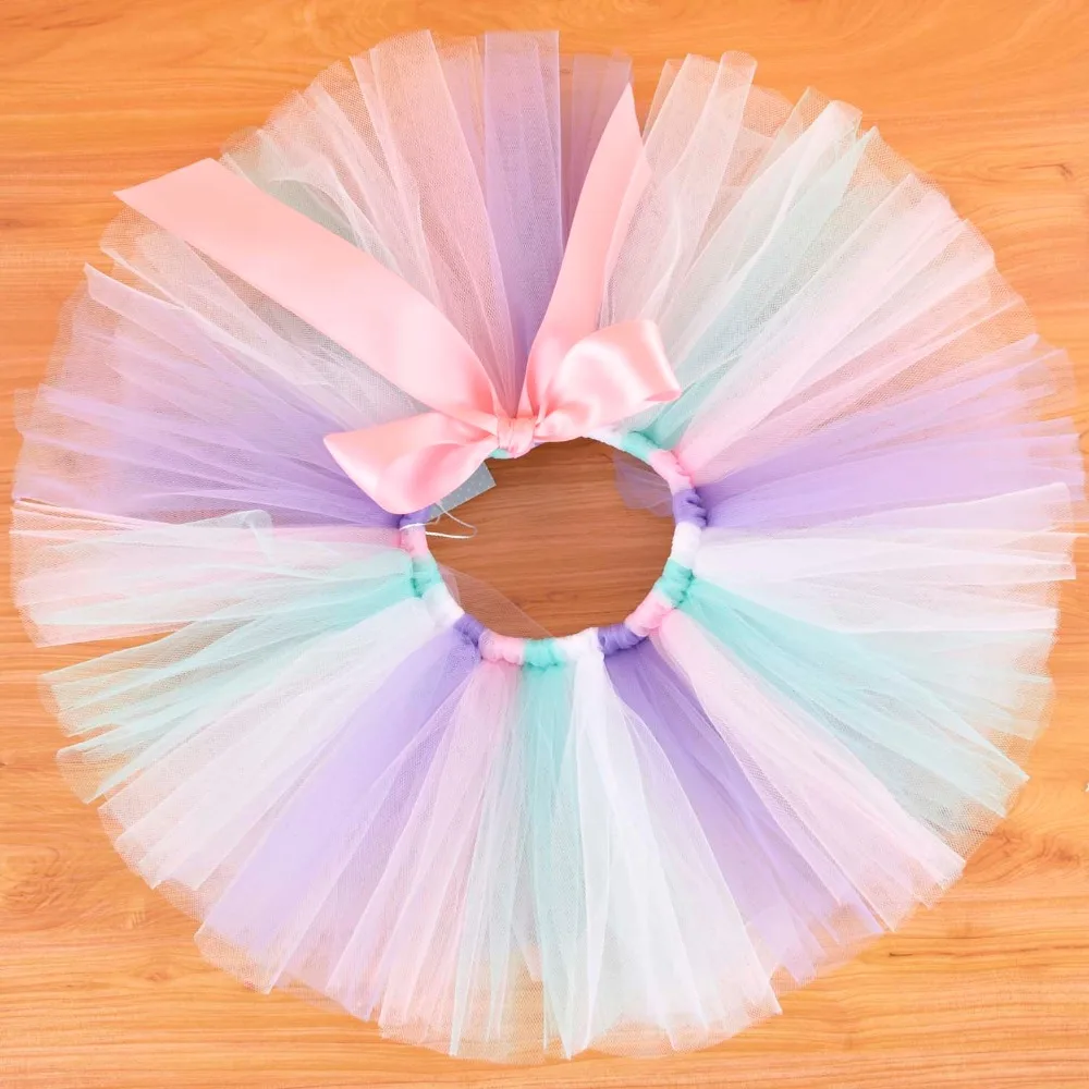

Girls Unicorn Fluffy Tutu Skirt with Pink Bow Baby Pettiskirt Girls Kids Dance Tutu Birthday Party Tulle Skirt Unicorn Costume