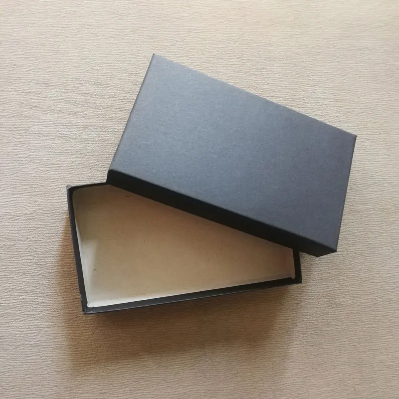5 шт. бумажная упаковка с подарочной коробкой Подарочная Коробка прямоугольная Подарочная коробка размер 168x105x30 мм 6,61x4,13x1,18 дюйма - Цвет: Black