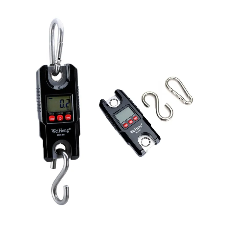 

300kg/0.1kg 300kg*0.1kg Mini Portable Crane Scale LCD Display Digital Electronic Hook Hanging Scale Dropshipping Wholesales