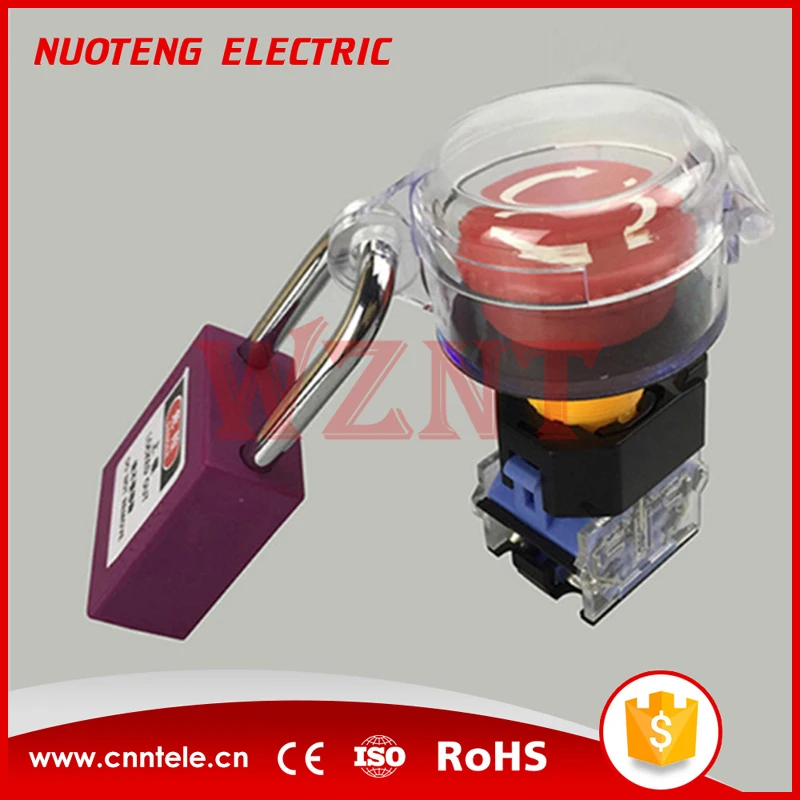 22mm 30mm Emergency Stop Push Button Safety Lockoutin Locks from Home