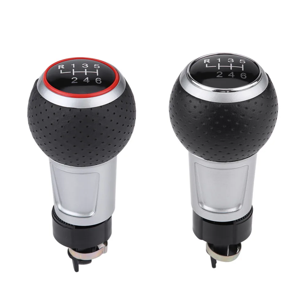 Car Manual 6 Speed Gear Shift Knob Head for Audi A4 S4 B8 8K A5 8T Q5