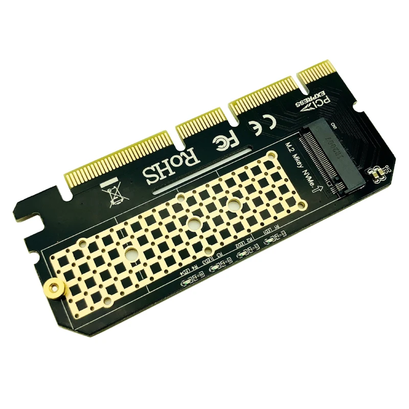 Адаптер PCIE к M2 PCI Express E 3 0 X4 X8 X16 M.2 NGFF M Соединитель в форме ключа Nvme радиатор SSD