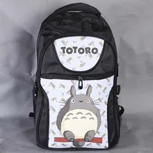 Anime Mi Vecino Totoro bolsa de Ordenador Portátil Mochila Negro/Doble-Hombro/Escuela/Viajes para Adolescentes o Animación entusiastas