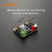 DFRobot 100% Original Beetle (controller) shield / Expansion board V1.2 for connecting servos and sensors Modules
