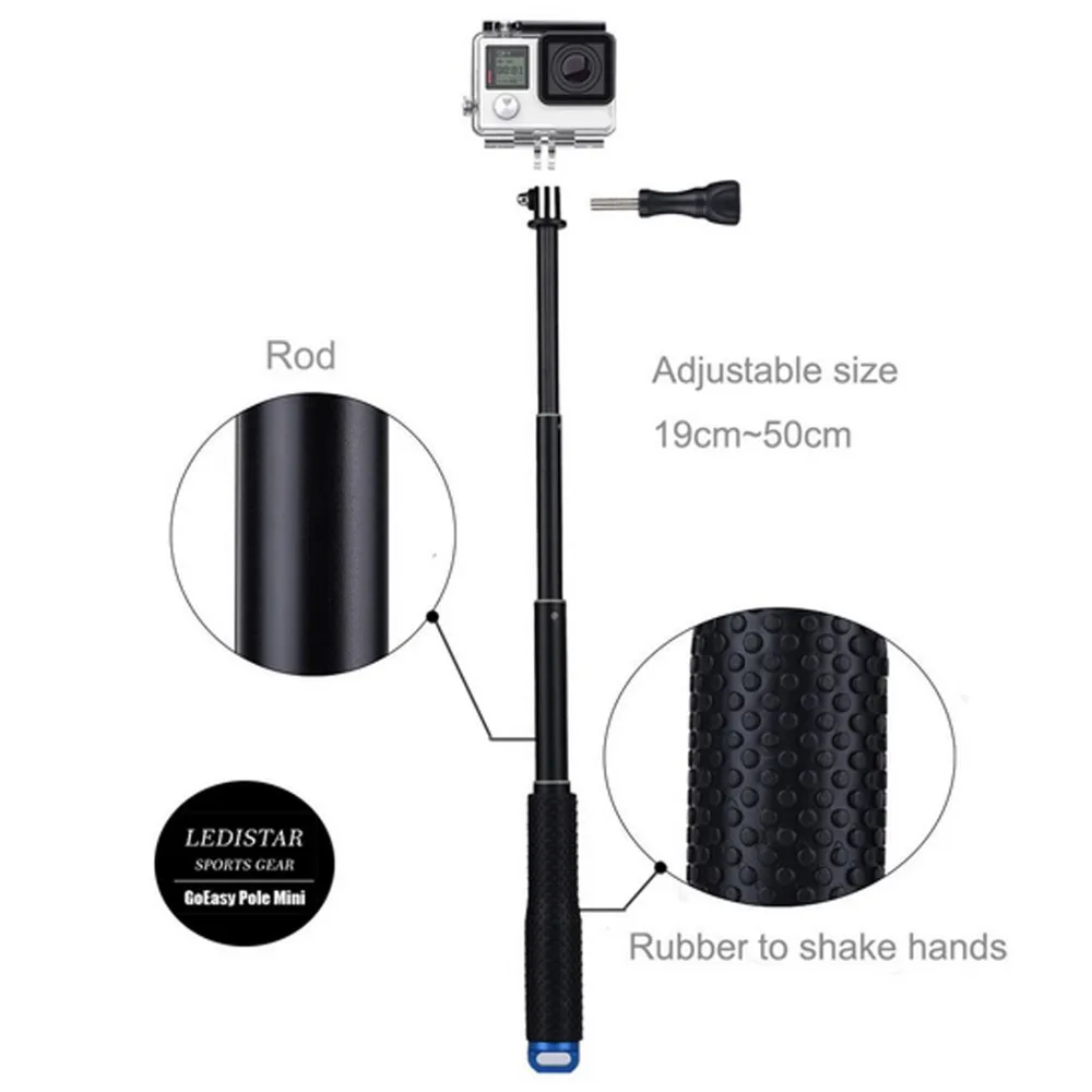 Подводный монопод Gosear селфи палка и браслет для Gopro Hero 5 4 3 plus 2 Sjcam Xiaomi Yi 4k