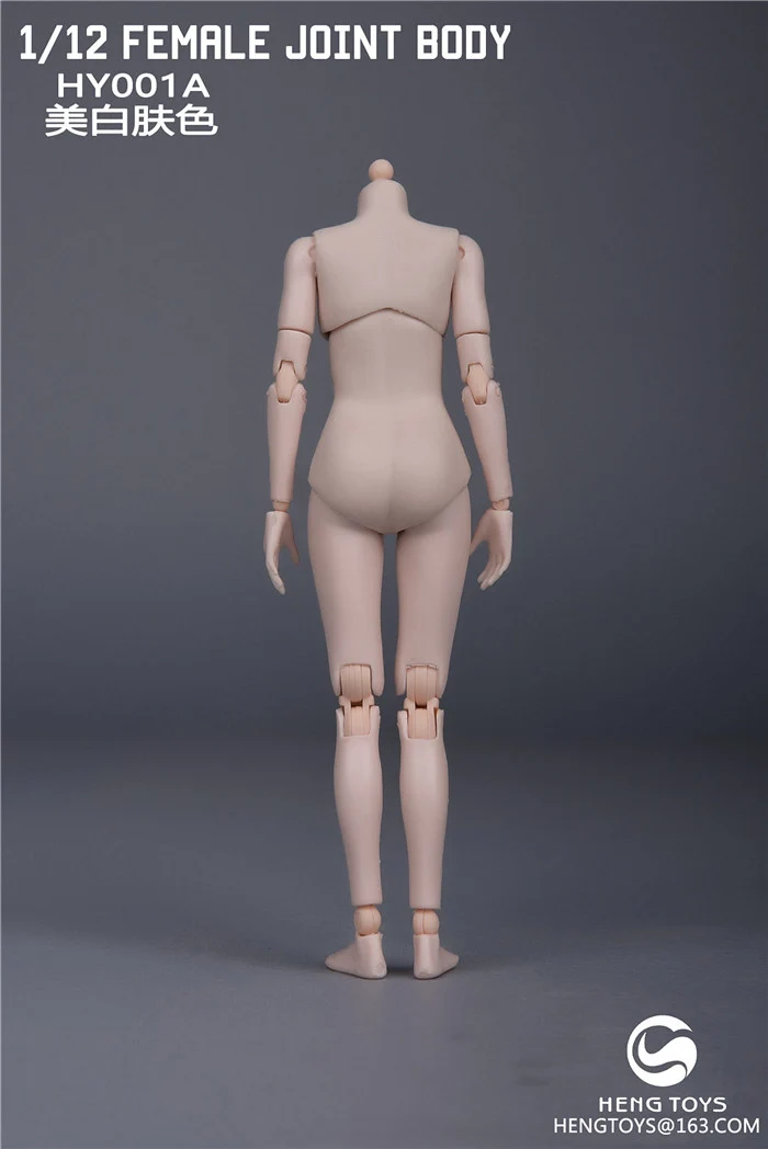 1/12 Scale Sexy Super-Flexible Female Joint Body Figure Pale/Suntan Color for Collecible 6 inches Action Figurine Dolls