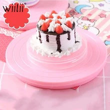 WIILII Пластик поворотный стол для торта Fondant(сахарная) сковородка "сделай сам" для выпечки инструменты для украшения торта Десерт Таблица Кухня формы для выпечки аксессуары