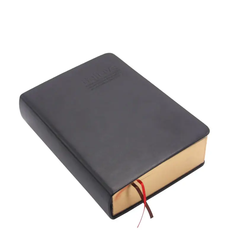 

JOUDOO Vintage Thick Bible Modeling PU Notebook Note Pad Drawing School Office Stationery Supplies Present for Fathers Day