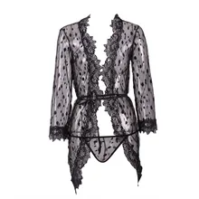 Пикантные Для женщин дамы белье Искушение рубашки кружева Ночная рубашка пижамы Халаты размеры S, M, l