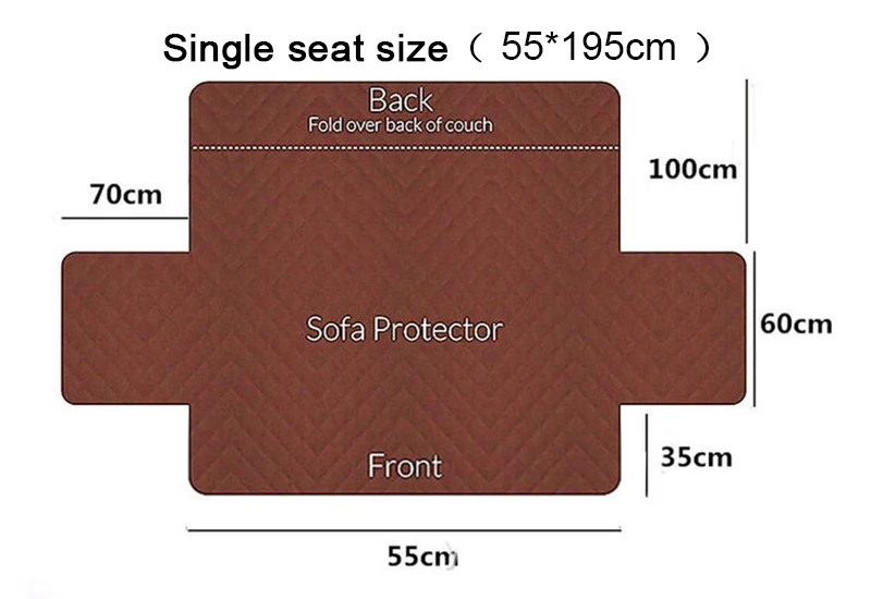 Водонепроницаемый диван Чехлы для Гостиная цельное собака для детей коврик протектор мебели чехлов 1/2/3 местный