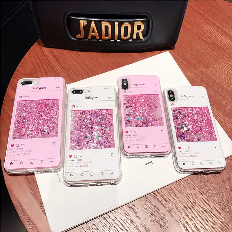 Чехол FQYANG Dynamic Liquid Quicksand для REDMI NOTE 6 PRO 6A NOTE5 5A 4X Peach Blossom прозрачный чехол с