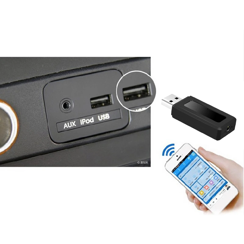 Overfly 3 5 мм беспроводной usb приемник Bluetooth аудио адаптер для телефона DVD передача