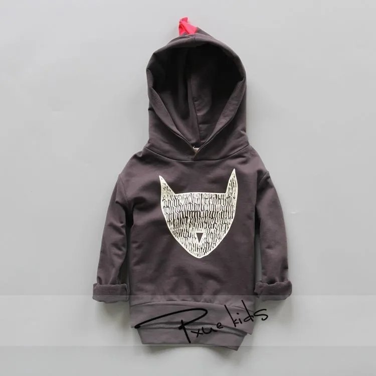 

2019 Spring Boys Girls Jackets For Children Hooded Cute Windbreaker Kids Coats Baby Clothes Outerwear Clothing for 2-7Y child