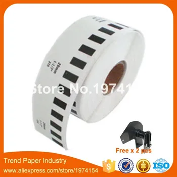 

100 Rolls Brother Compatible Labels dk-22210 dk 2210 29mmx30.48m Continuous Labels free send one reuseable frame