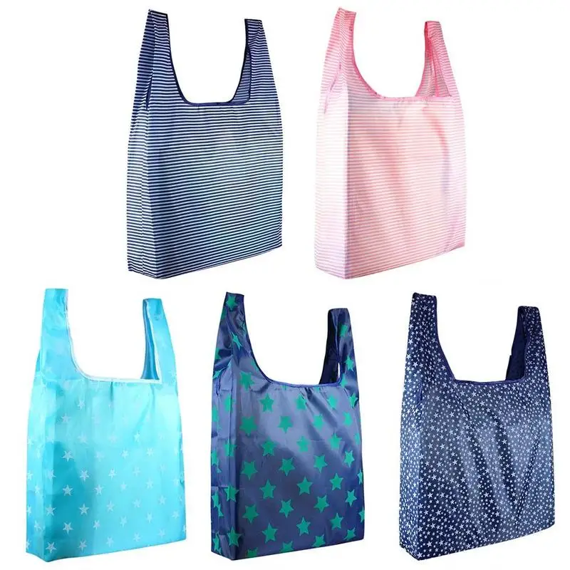 Fashion Shopping Bag Printing Foldable Green Tote Folding Pouch Handbags Convenient Large-capacity Storage Bags Fashion Shopping Bag Printing Foldable Green Tote Folding Pouch Handbags Convenient Large-capacity Storage Bags