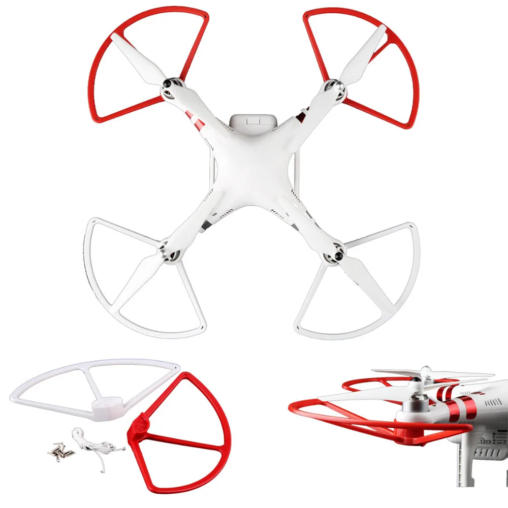 HIPERDEAL 4 шт. Опора протектор для DJI Phantom 2/3 Drone аксессуары Quadcopter Защитный Гвардии Protector бампер пропеллер BAY08