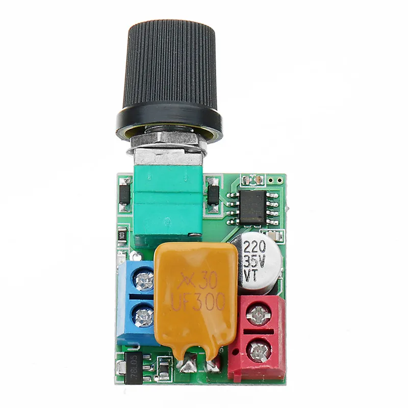 

1pc Mini DC 5V-35V 5A Motor PWM Speed Controller Ultra-small LED Dimmer Speed Switch Governor