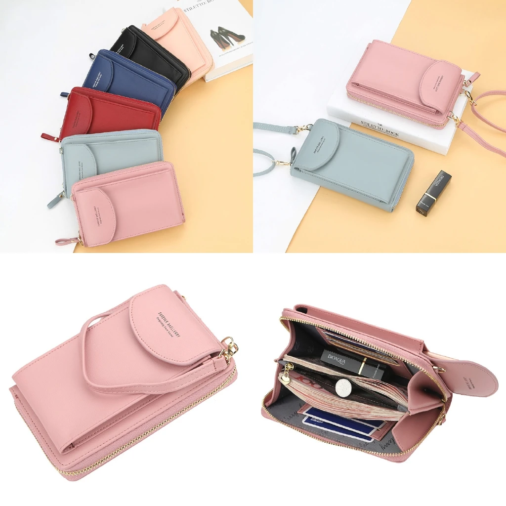 

Women's Wallet Mini Sling Messenger Bag Korean Style Mobile Phone Bag