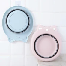 Складные умывальники для ванной комнаты, портативная раковина, складной куб, пластиковое складное ведро, аксессуары для бассейна для кемпинга