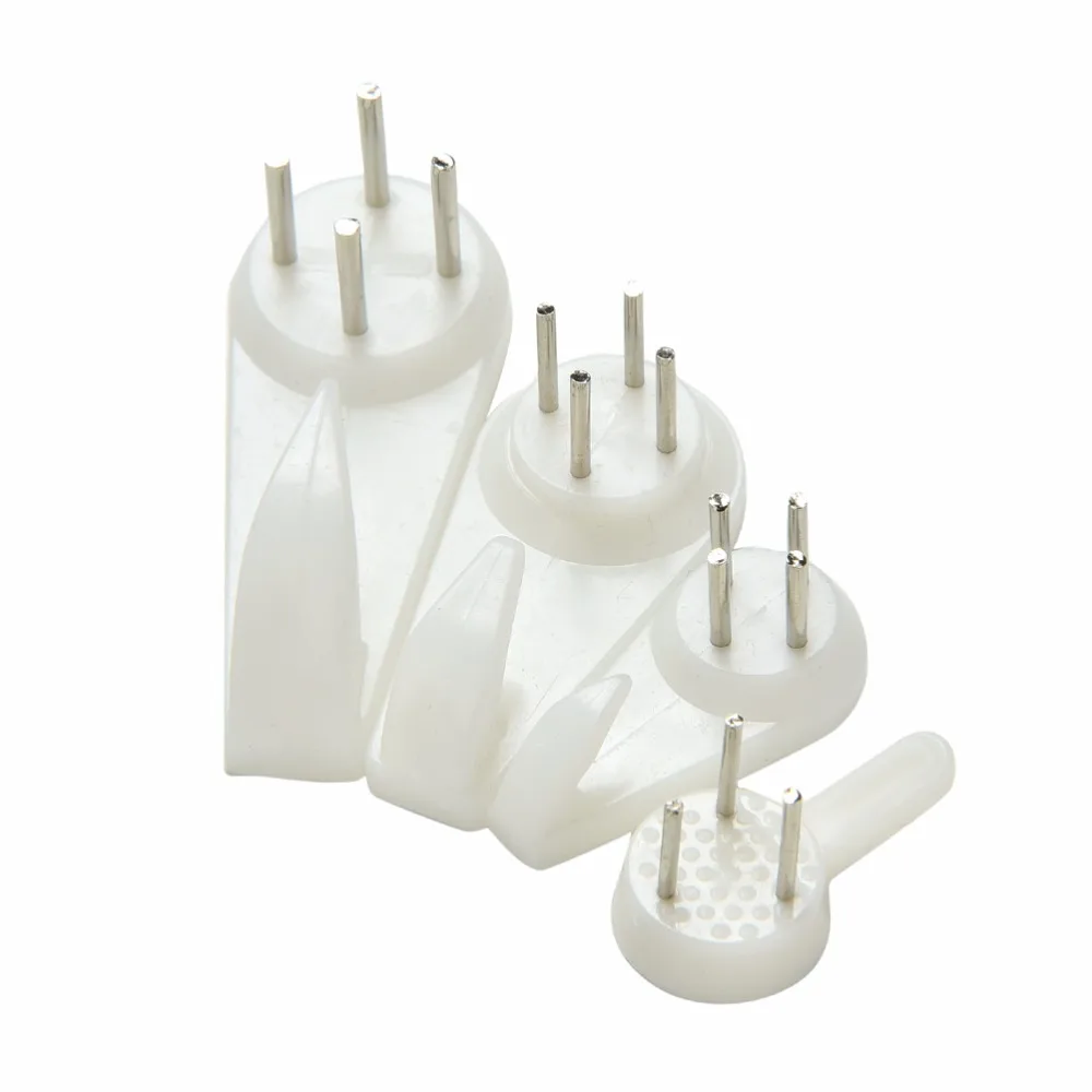 

20pcs White Plastic Invisible Wall Mount Photo Picture Frame Nail Hook Hanger Hard Picture Frame Wall Hooks