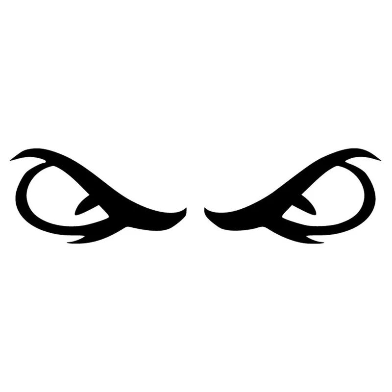 15.2*3.9CM Fashion EVIL EYE Car Sticker Interesting Motorcycle Vinyl