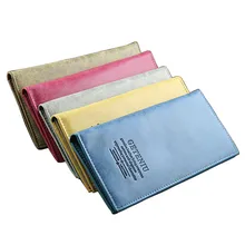 Модные мужские и женские кошельки унисекс, длинный стиль, 3 сложения, разные цвета, качественная искусственная кожа, многоцелевой держатель для кредитных карт, кошелек, кошелек