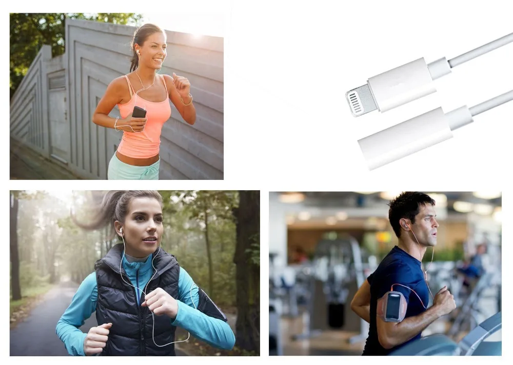 original for Apple Lightning to 3 5mm headphone jack adapter for iPhone 7 plus Audio converter for ipad iPhone X 8 plus 5s 5c 6s