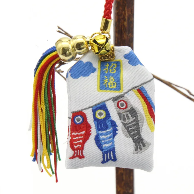 Omamori Fortune Good Lucky Fish держатель для телефона с подвеской ключей семейный подарок