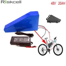 Бесплатная мешок батареи ebike литиевая батарея 48v 20ah литий-ионный аккумулятор 48 в электрический скутер аккумулятор для комплекта электрический велосипед 1000 Вт