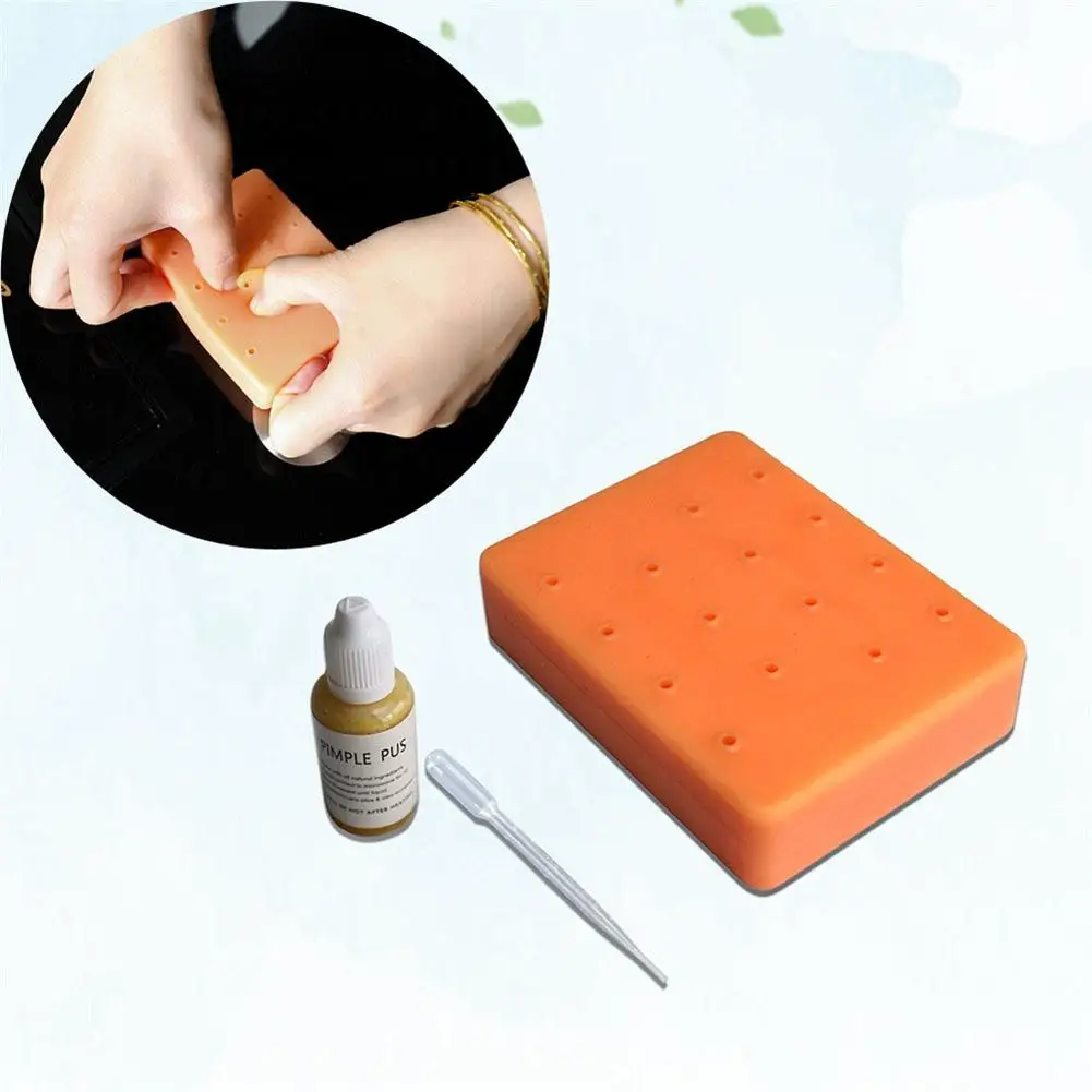 LeadingStar Peach Pimple Popping Funny Toy Pop for it Pal Stop Picking Your Face Stress Reliever Toys New Gags Practical Jokes