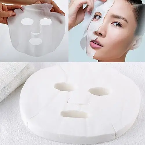 

50 Sheets Women White Enlarged Face Facial Care Mask Sheet Cosmetic DIY Kits