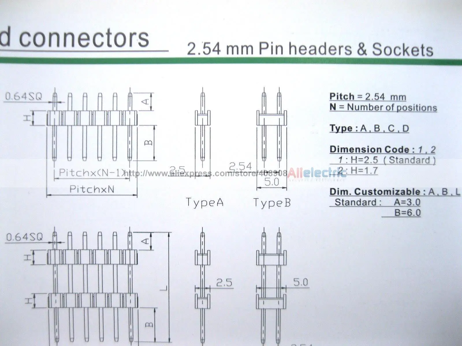 100 шт 2 54 мм разрывный штыревой разъем 2x40 80pin мужской двухрядная полоса|strip|8 pin male |