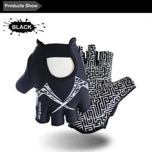 Для женщин Для мужчин Фитнес перчатки на пол пальца спортивные перчатки для спортзала Мощность тренировочные перчатки для занятий тяжелой атлетикой гантели crossfit перчатки для гантелей