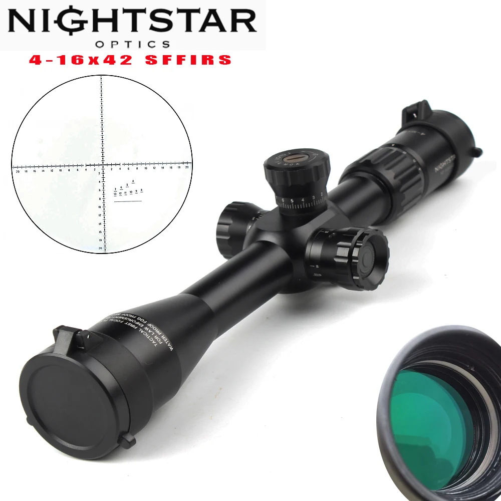 Тактический прицел NIGHT STAR 4-16x42SFFIRS оптический для винтовки снайпера охоты
