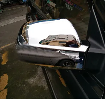

DOOR SIDE WING MIRROR CHROME COVER REAR VIEW For HYUNDAI TUCSON 2005 - 2009