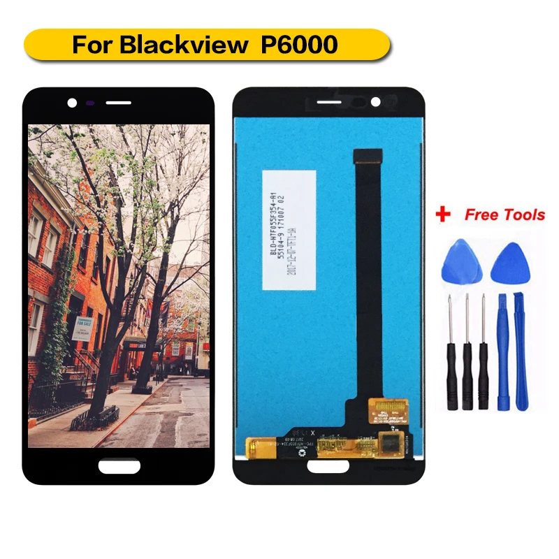 

100% Tested For Blackview P6000 LCD Display+Touch Screen Assembly Replacement Parts+Free Tools