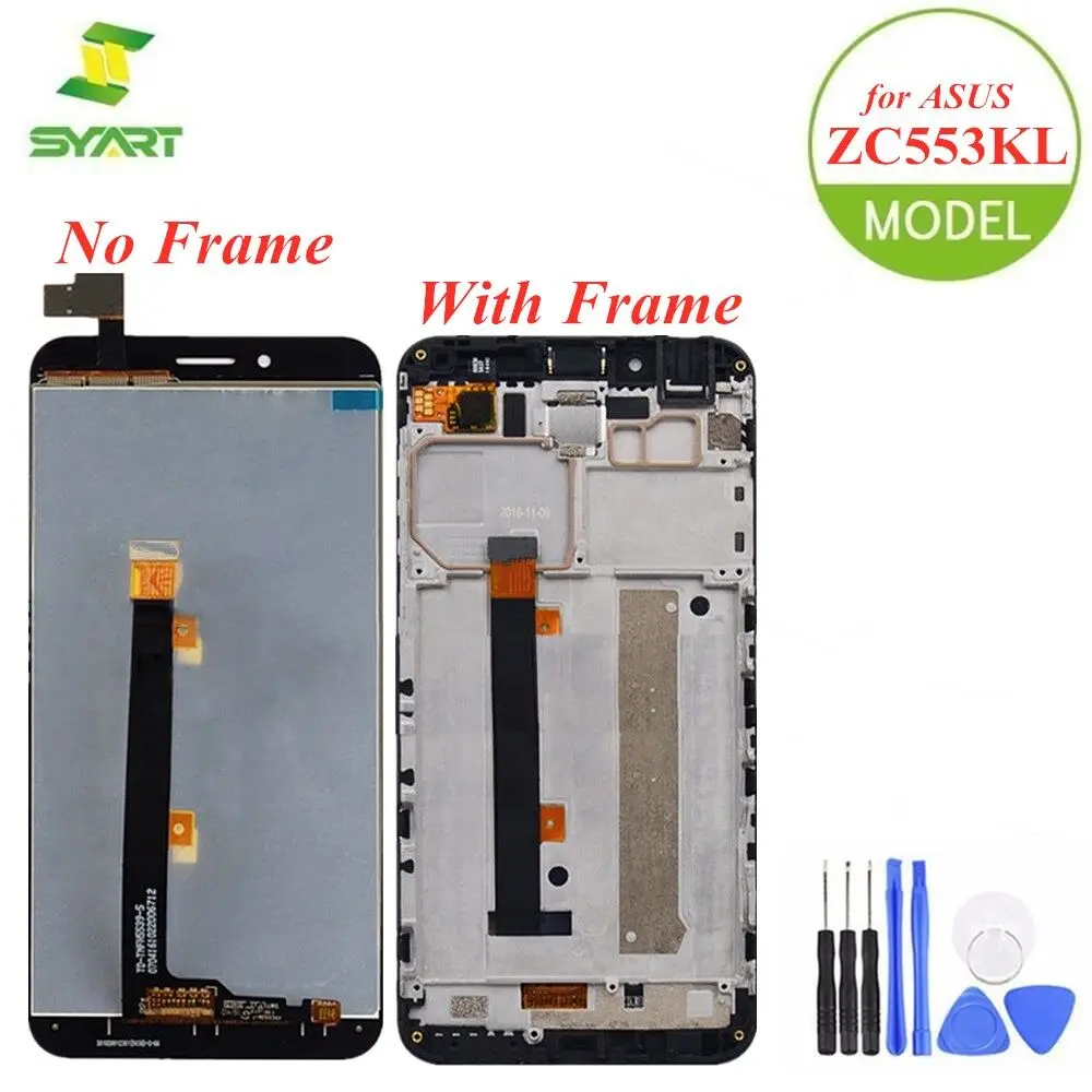 

For ASUS ZenFone 3 Max ZC553KL LCD Display Touch Screen Digitizer Assembly Replacement Parts + Tools For Asus X00DD 5.5" Screen