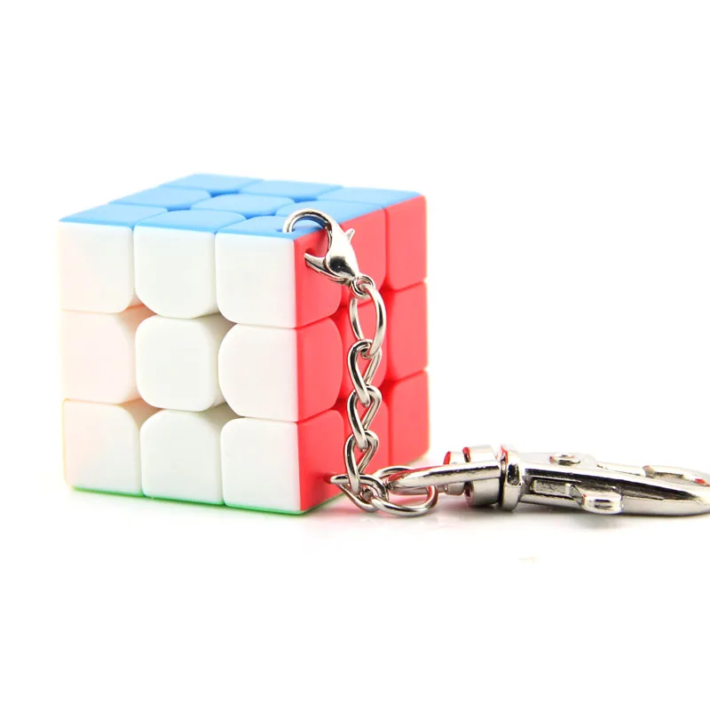 

MoYu Keychain Magic cube 3.5CM 3x3x3 Mini Cubo magico Professional Speed Twist Puzzle Neo Cube Classic Toys For Children Gifts