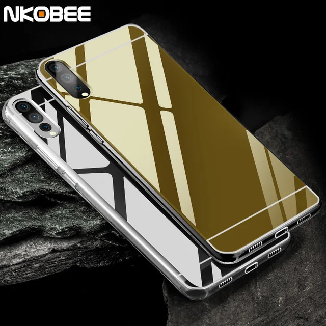 coque miroir huawei p20 lite gold