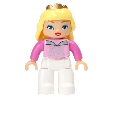Большие строительные блоки Doll фигурки членов семьи доктор клоун королева
