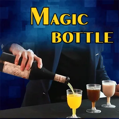 

Magic Bottle Magic Tricks Amazing Stage magic Pure Three Color Liquid Magia Bottle Magic Props Cup Hangs in The Air Magician