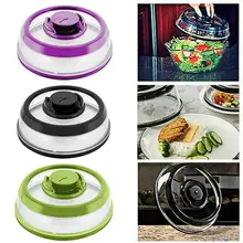 Пресс тип вакуумное хранение еда герметик крышка свежая герметичная емкость крышка кухонный инструмент Полезная